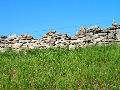flint hills stone fence