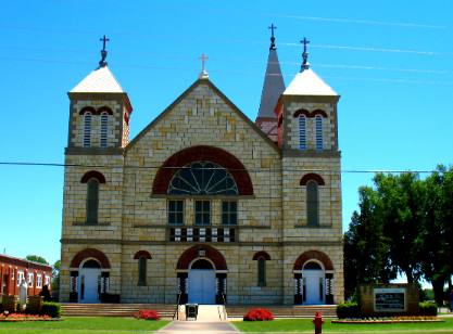 Old Limestone Church building in Kansas