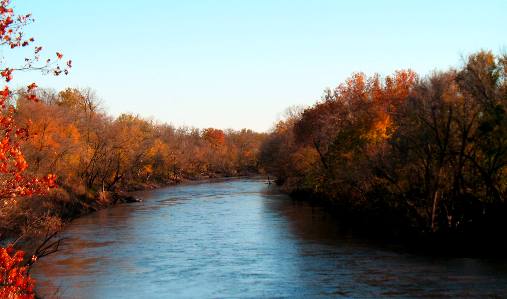 Verdigris River near Coffeyville, Kansas