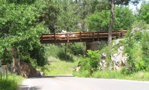 Pigtail Bridge in Wind Cave National Park