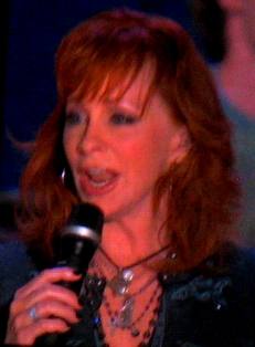 Reba on sage at LP Field during CMA