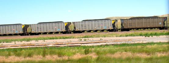 Eastern Wyoming coal train 