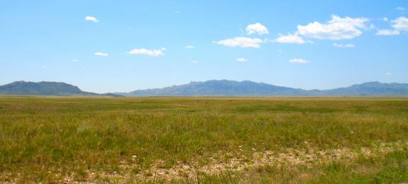 Laramie Range west of Wheatland, Wyoming