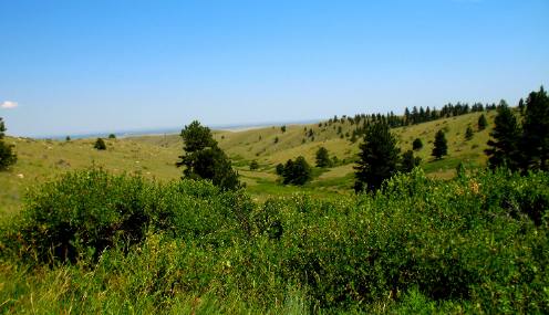 Foothills of the Laramie Range west of Wheatland, Wyoming