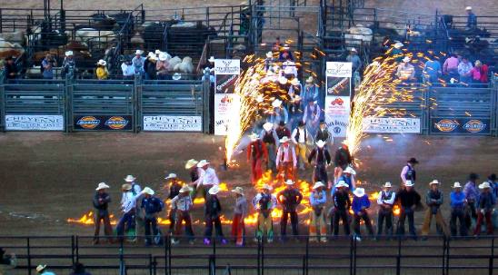 The PBR at Cheyenne Frontier Days Rodeo