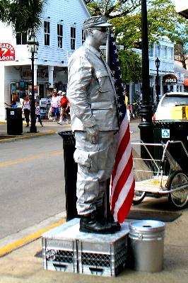 Key West Street Performer on Duval