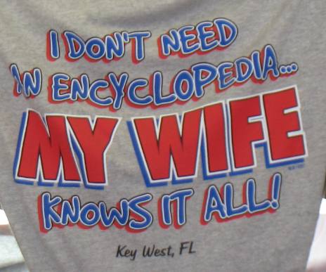 Message on Key West T Shirt