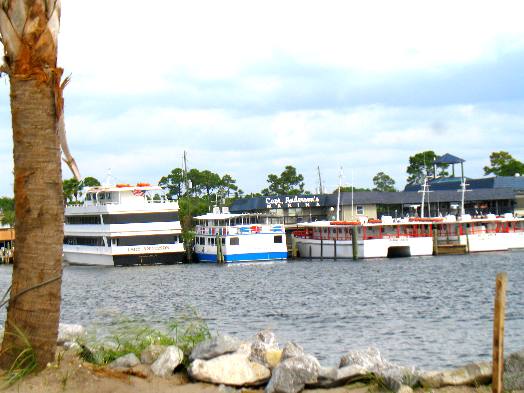 View of the "Fleet" at Capt Anderson's Marina on Grand Lagoon Panama City Beach
