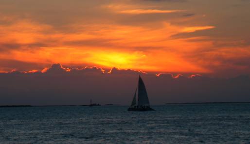Key West sunset from Mallory Square 