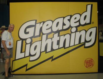 Mike Hendrix & Greased Lightning sign
