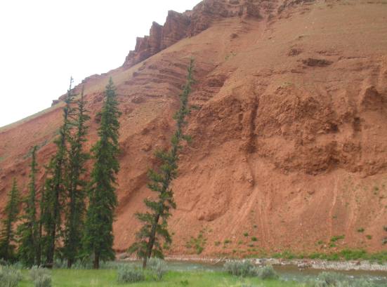 Red Hills of Gros Ventre Road