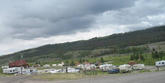 campground Dubois Wyoming