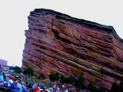 Red Rocks Amplitheatre before Willie Nelson's Country Throwdown
