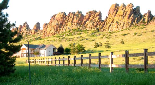 Devil's Backbone west of Loveland, Colorado