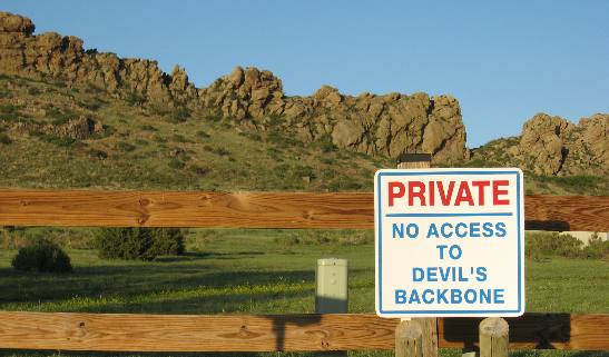 Devil's Backbone west of Loveland, Colorado