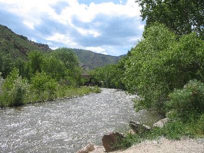 Clear Creek near downtown Golden, Colorado