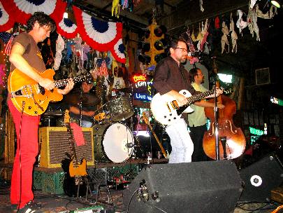 Band performing at Little Bear Saloon in Evergreen, Colorado