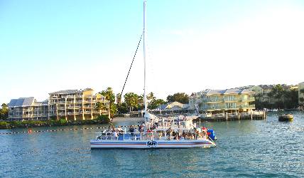 One of the Fury Fleet's Sunset Cruise Boats