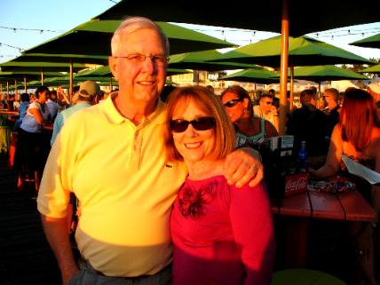 Mike & Joyce Hendrix on Sunset Pier Key West, Florida