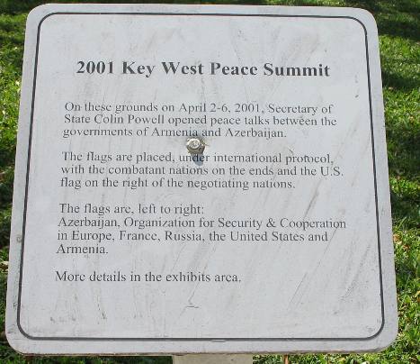 200l Key West Peace Summit at The Little White House Key West