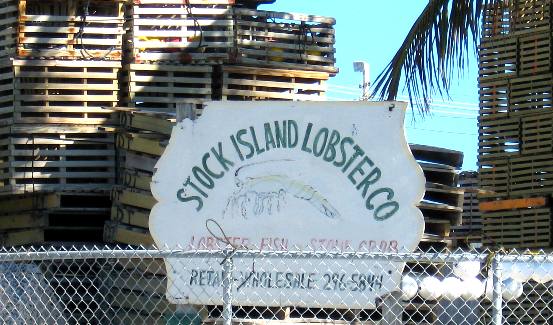 Stock Island Lobster Company storage yard