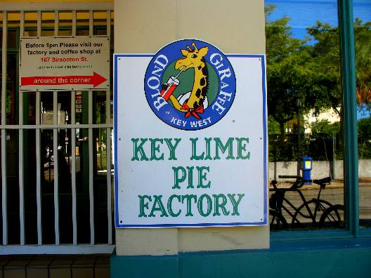 Blond Giraffe Key Lime Pie shoppe in Key West