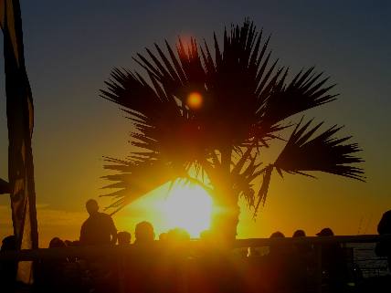 Sunset at Mallory Square in Key West