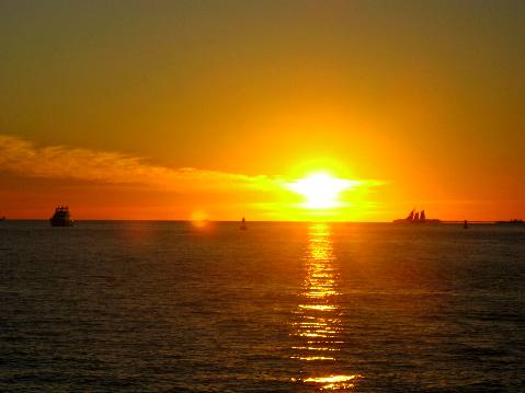 Sunset from Mallory Square in Key West