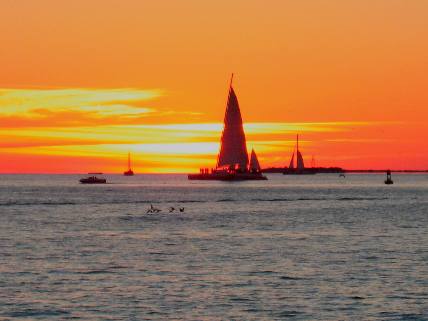 Sunset from Mallory Square in Key West
