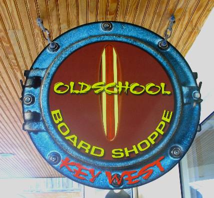The Oldschool Board Shoppe on Harbor Walk at Key West Bight Marina