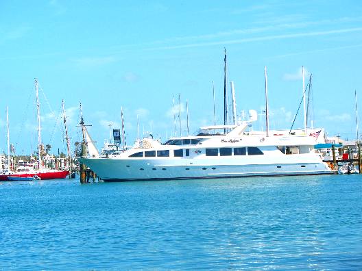 Luxury Yacht SEA LOAFER in Key West Bight Marina