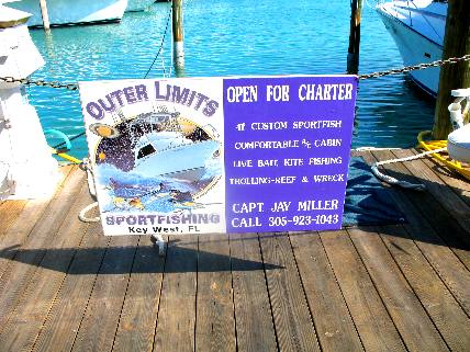 Outer Limits is a nice sports fishing boat that is out at the moment