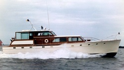 Yacht Elegante's  1964 shakedown cruise