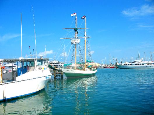 Jolly II Rover docked in Key West Bight Marina off Harbor Walk
