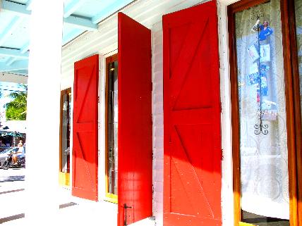 The Red Doors is one of Key West waterfronts most pictruesque landmarks
