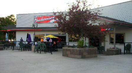 Outdoor Stage area at Outlaw Saloon in Cheyenne, Wyoming
