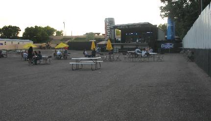 Outdoor Stage at Outlaw Saloon in Cheyenne, Wyoming