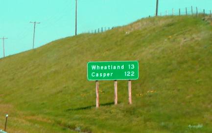 South of Wheatland on I-25