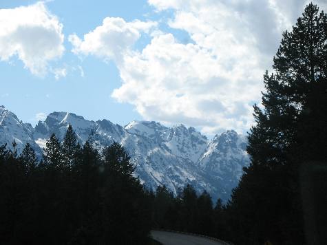 A peak at some of the Teton Mountain Range