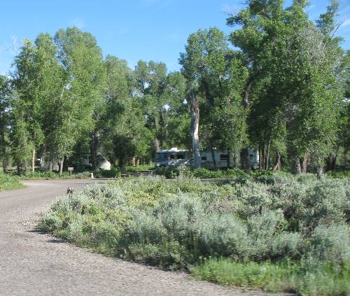 Gros Ventre Campground in Grand Teton National Park