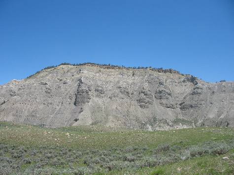 More limestone exposed deep in the Gros Ventre Wilderness