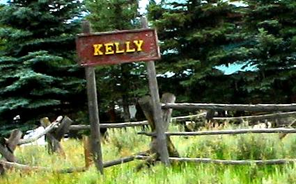 Kelly is a small town on Gros Ventre Road about 15-miles northeast of Jackson, Wyoming