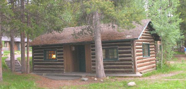 Colter Bay Village Historic Cabin in Grand Teton National Park near Jackson Lake Lodge