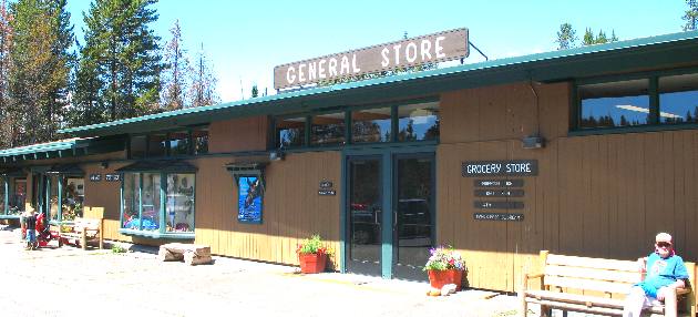 General Store located in Colter Bay Village near the Colter Bay Campground, Marina, Laundry, Showers and Gas Station in Grand Teton National Park