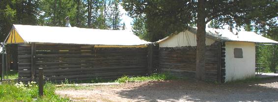 Rental "Tent-Cabins" at Colter Bay Village in Grand Teton National Park