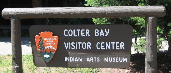Visitor Center and Indian Arts Museum at Colter Bay Village in Grand Teton National Park