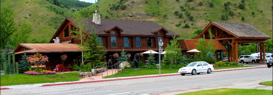 Rustic Inn on North Cache Drive on the outskirts of Jackson, Wyoming