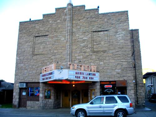 Teton Theatre in down town Jackson, Wyoming