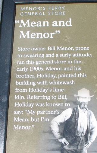 Menor of Menor's Ferry & General Store in Grand Teton National Park