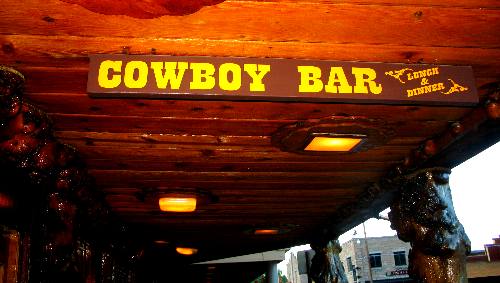 Million Dollar Cowboy Bar in Jackson Hole, Wyoming
